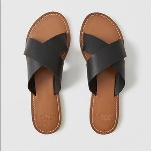 Strapy slide sandals